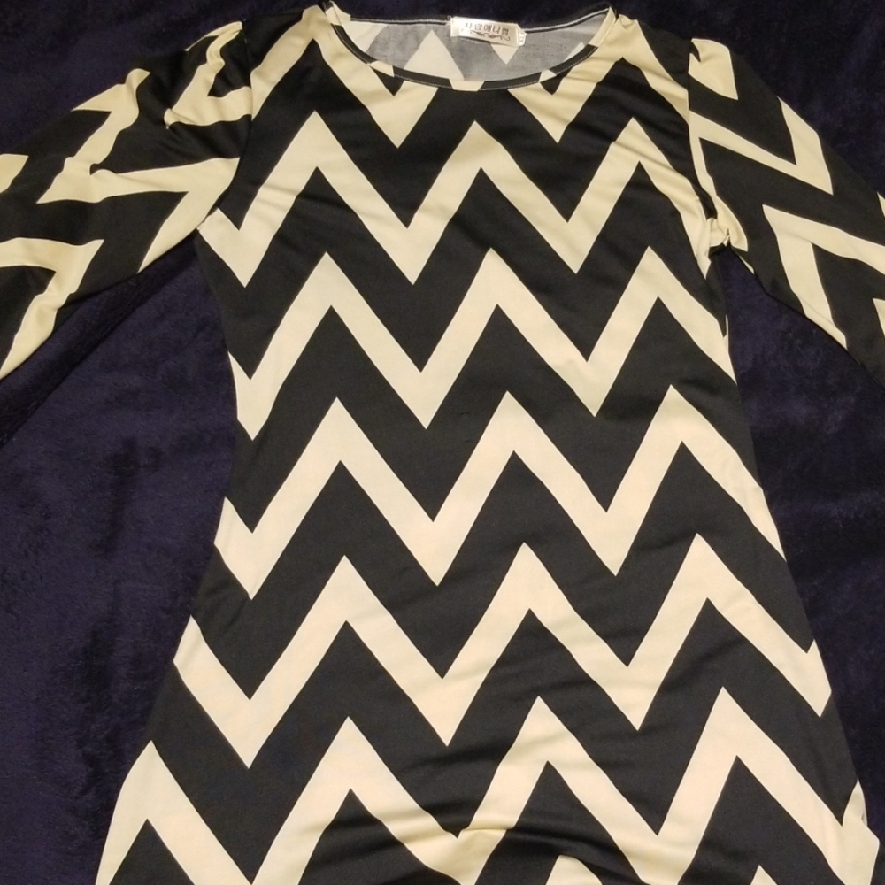Chevron Mini Dress